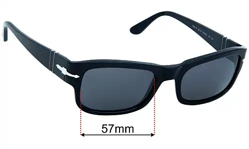 Persol 3326-S Replacement Lenses 57mm wide 