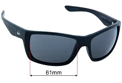 Quiksilver Hideout Lentes de Repuesto 61mm wide 