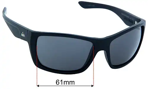 Quiksilver Hideout Verres de Remplacement 61mm wide 