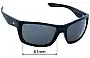Sunglass Fix Verres de Remplacement pour Quiksilver Hideout - 61mm Wide 