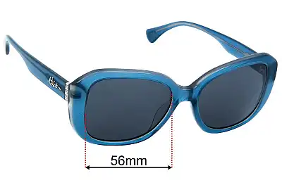 Ralph Lauren RA 5321U Ersatzgläser 56mm wide 