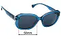 Sunglass Fix Replacement Lenses for Ralph Lauren RA 5321U - 56mm Wide 