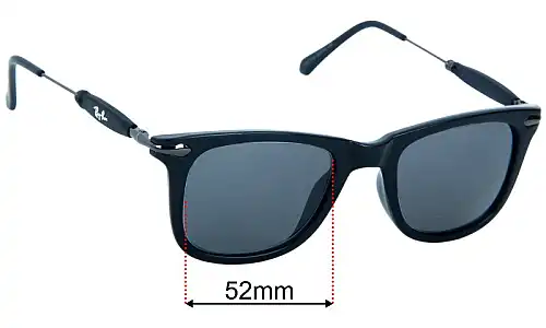Ray-Ban RB2148 Replacement Lenses 52mm wide 