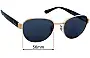Ray-Ban RB3766-CH Sunglass Replacement Lenses - 56mm Wide 