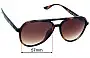 Sunglass Fix Replacement Lenses for Ray-Ban RB4376-F - 57mm Wide 