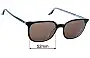 Sunglass Fix Replacement Lenses for Ray-Ban RB5406 - 52mm Wide 