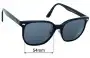 Ray-Ban RB5425-D Replacement Sunglass Lenses - 54mm Wide 