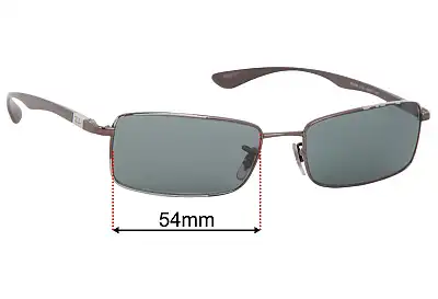 Ray-Ban RB6286 Replacement Lenses 54mm wide 