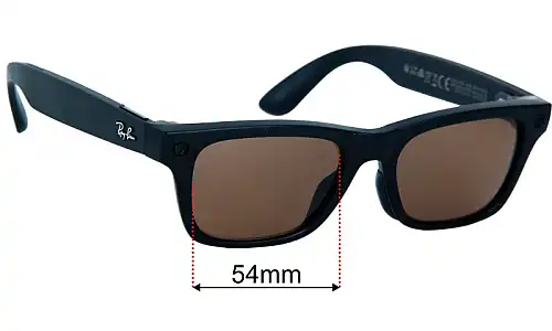 Ray-Ban Meta RW7001 Blayzer Optics (Gen 2) Replacement Lenses 54mm wide 