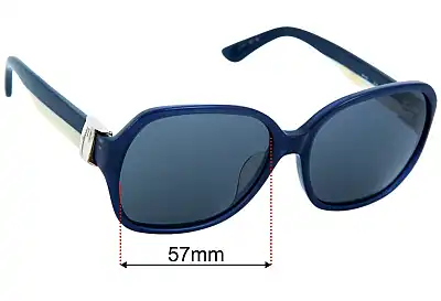 Salvatore Ferragamo SF650S Replacement Lenses 57mm wide 