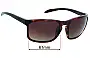Sunglass Fix Verres de Remplacement pour Serengeti Carson - 61mm Wide 