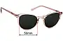Sunglass Fix Replacement Lenses for Specsavers Rasboras Sun Rx - 50mm Wide 