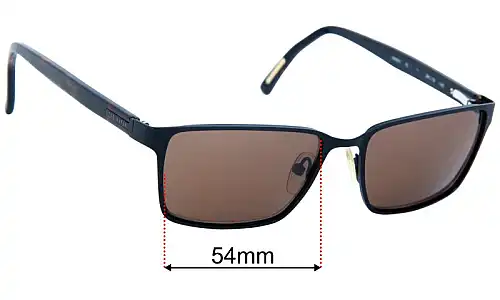 Ted Baker Jordon 4240 Replacement Sunglass Lenses - 54mm Wide  