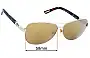 Sunglass Fix Replacement Lenses for Ted Baker  Kaley - 58mm Wide 