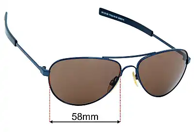 Tommy Hilfiger TH Sun Rx 04 Replacement Lenses 58mm wide 