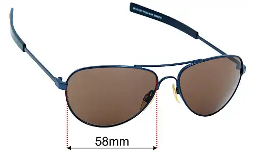 Tommy Hilfiger TH Sun Rx 04 Lentes de Repuesto 58mm wide 