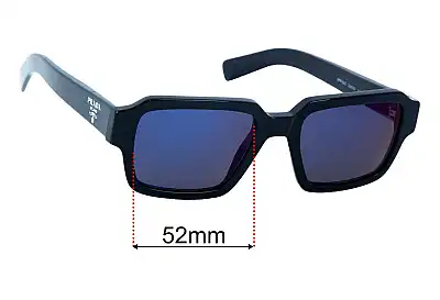Prada SPR02Z Verres de Remplacement 54mm wide 