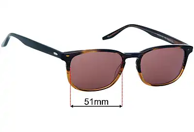 Barton Perreira Thompson Replacement Lenses 51mm wide 