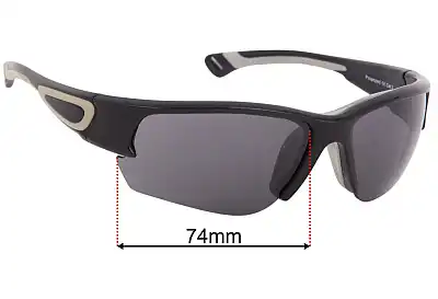 Barz Optics  Cabo Lentes de Repuesto 74mm wide 