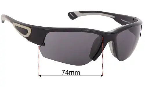 Barz Optics  Cabo Lentes de Repuesto 74mm wide 