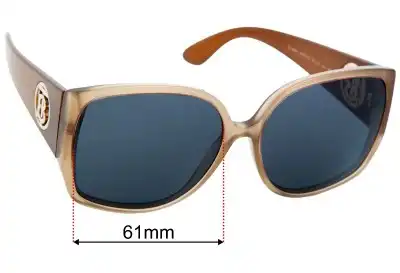 Burberry B 4290 Replacement Lenses 61mm wide 