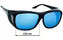 Sunglass Fix Verres de Remplacement pour Cancer Council Gymea - 65mm Wide 