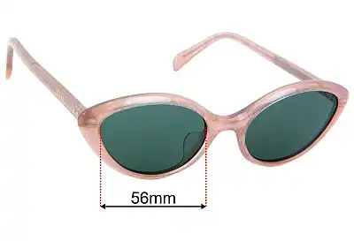 Celine CL 40264U Replacement Lenses 56mm wide 