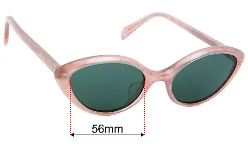 Celine CL 40264U Replacement Lenses 56mm wide 