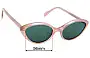 Sunglass Fix Replacement Lenses for Celine CL 40264U - 56mm Wide 