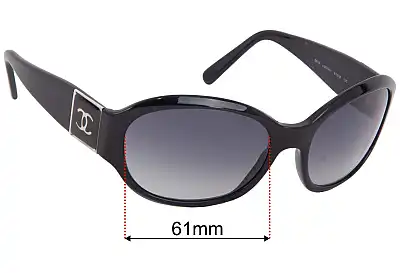 Chanel 5070 Replacement Lenses 61mm wide 
