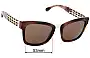 Sunglass Fix Replacement Lenses for Chanel 5362-Q - 53mm Wide 