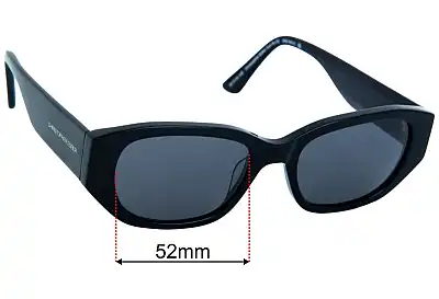 Christopher Esber Sun Rx 03 Replacement Lenses 52mm wide 