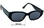 Christopher Esber Sun Rx 03 Lentes de Repuesto 52mm wide 