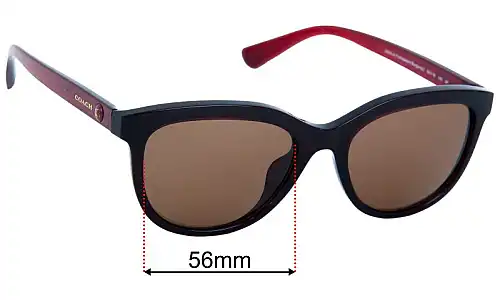 Coach HC8285U Verres de Remplacement 56mm wide 