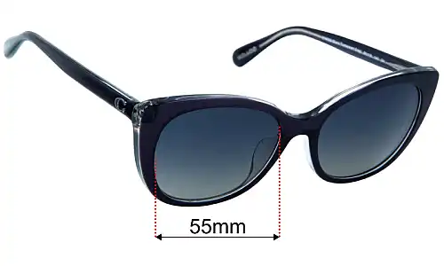 Coach HC8365U Verres de Remplacement 55mm wide 