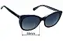 Sunglass Fix Verres de Remplacement pour Coach HC8365U - 55mm Wide 