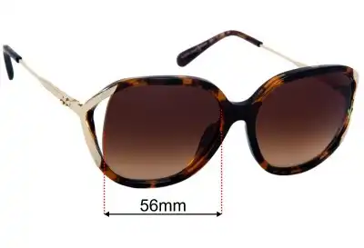 Coach HC8396U Verres de Remplacement 56mm wide 