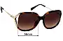 Sunglass Fix Replacement Lenses for Coach HC8396U - 56mm Wide 