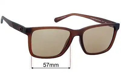 Coach HC6278U Verres de Remplacement 57mm wide 