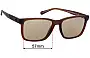 Sunglass Fix Replacement Lenses for Coach HC6278U - 57mm Wide 