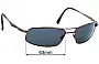 Columbia Bonehead Replacement Lenses 63mm wide 