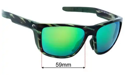 Costa Del Mar Ferg Replacement Lenses 59mm wide 