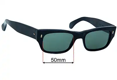 Cutler and Gross of London 0692 Lentes de Repuesto 50mm wide 