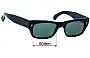 Sunglass Fix Replacement Lenses for Cutler and Gross of London 0692 - 50mm Wide 