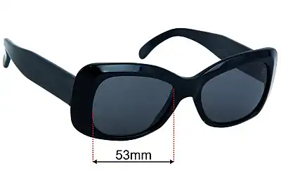 Cutler and Gross of London M0742 Replacement Lenses 53mm wide 