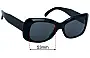 Cutler and Gross of London M0742 Replacement Lenses 53mm wide 