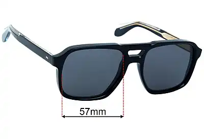 Cutler and Gross of London 1394 Lentes de Repuesto 57mm wide 