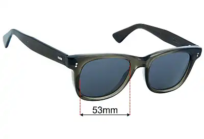 Cutler and Gross of London 9101 Lentes de Repuesto 53mm wide 