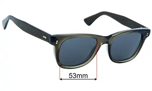 Cutler and Gross of London 9101 Replacement Lenses 53mm wide 