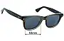 Sunglass Fix Replacement Lenses for Cutler and Gross of London 9101 - 53mm Wide 